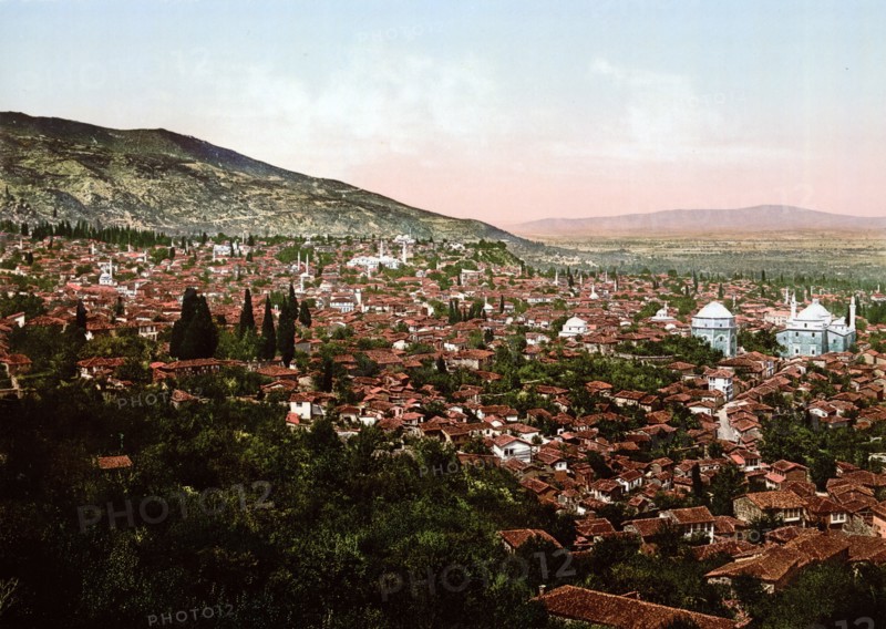 View of the city, Bursa, Turkey, between ca.1890 and ca. 1900