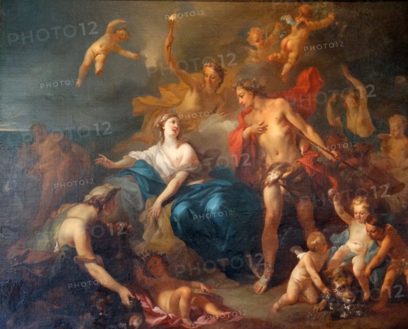 Marriage of Bacchus & Ariadne by Pierre-Jacques Cazes (1676-1754).