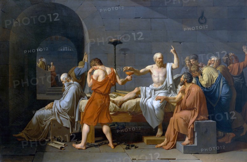 The Death of Socrates' by Jacques-Louis David
