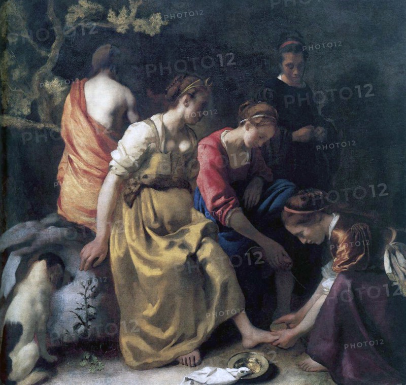 Diana and her Companions' by Johannes Vermeer
