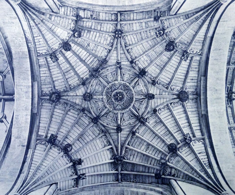 11th century Gothic architecture at Winchester Cathedral in England