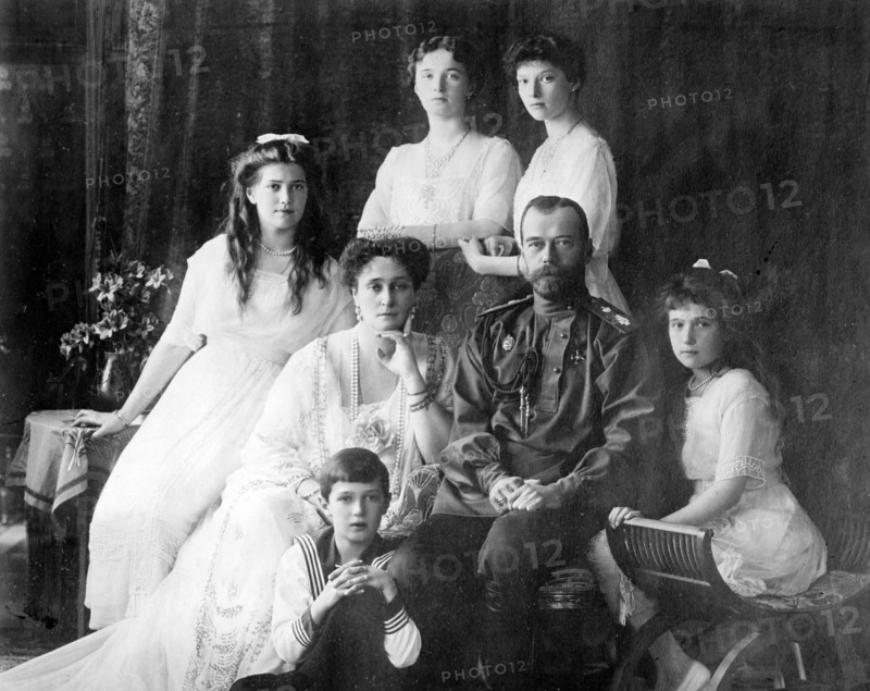 Photograph of the Romanov family