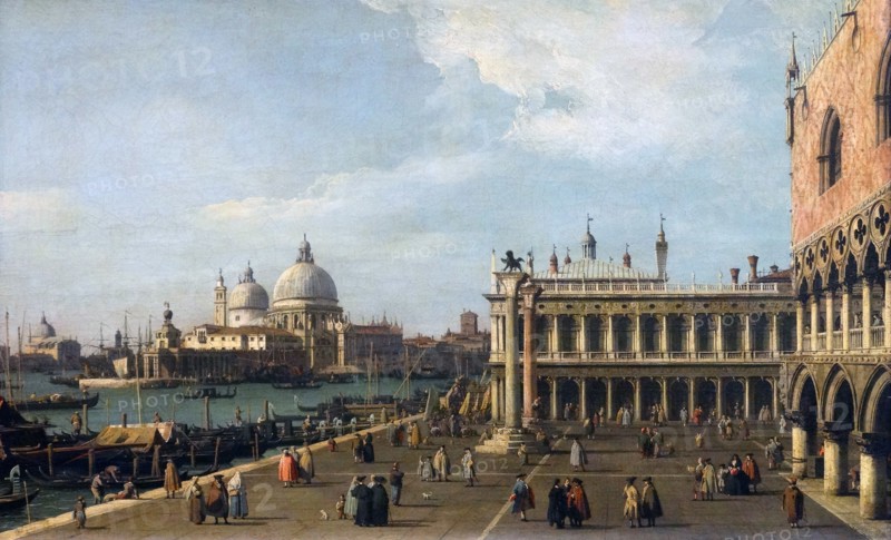 Canaletto, Venice: the Molo with Santa Maria della Salute