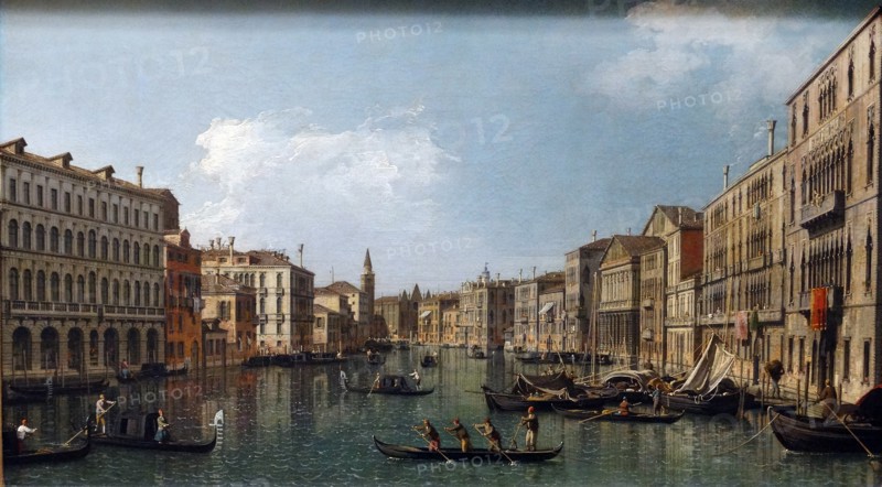 Canaletto, Venice: the Grand Canal from the Palazzo Foscari to the Carità