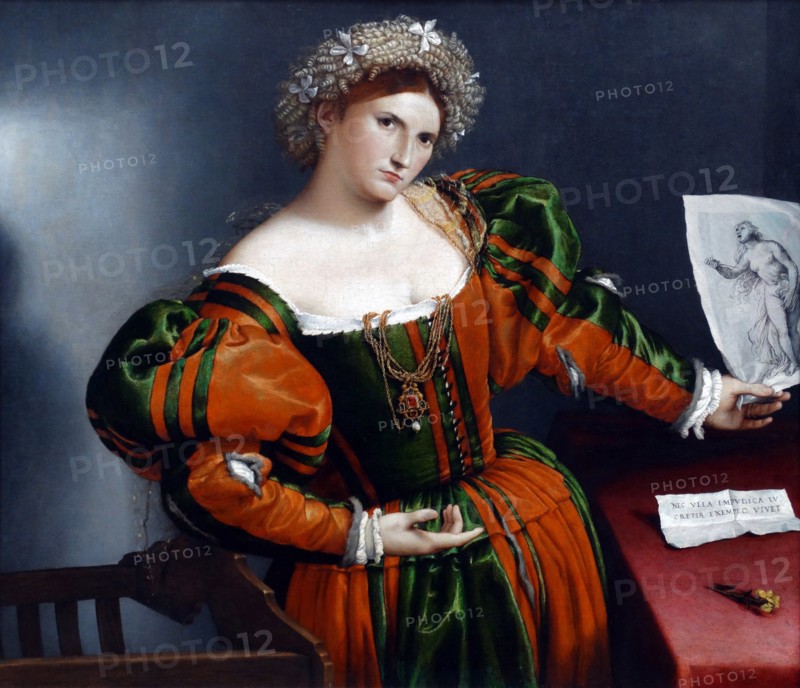 Portrait of a Woman inspired by Lucretia' by Lorenzo Lotto
