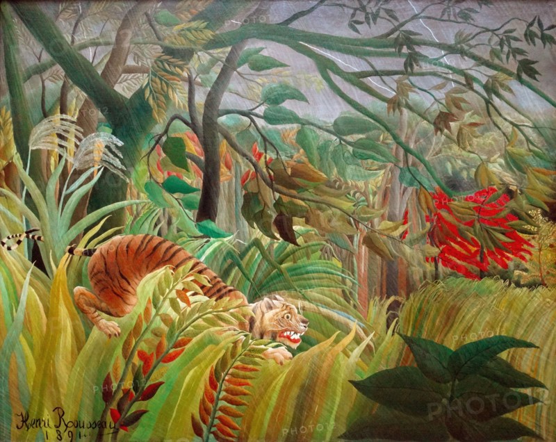 Surprised!' by Henri Rousseau