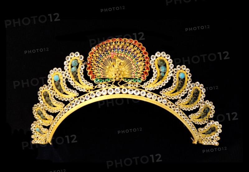 Gold metal comb from Italy