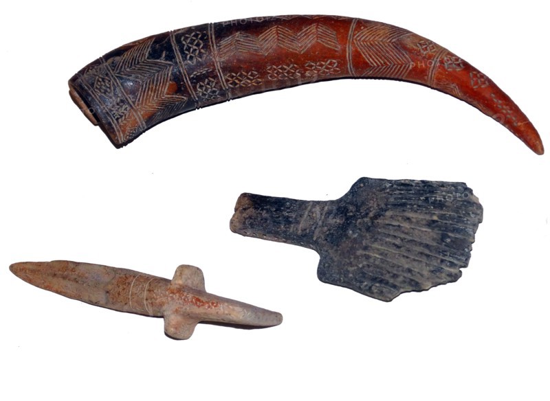 Bronze tools buried with the dead of the Vounous Cemeteries