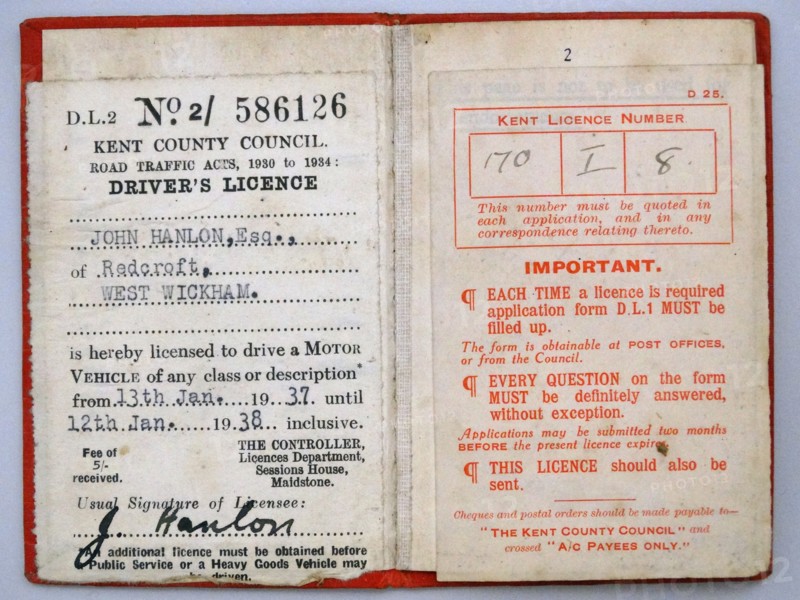 Drivers licence