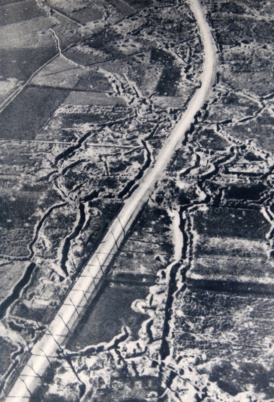 battle trenches at Ypres