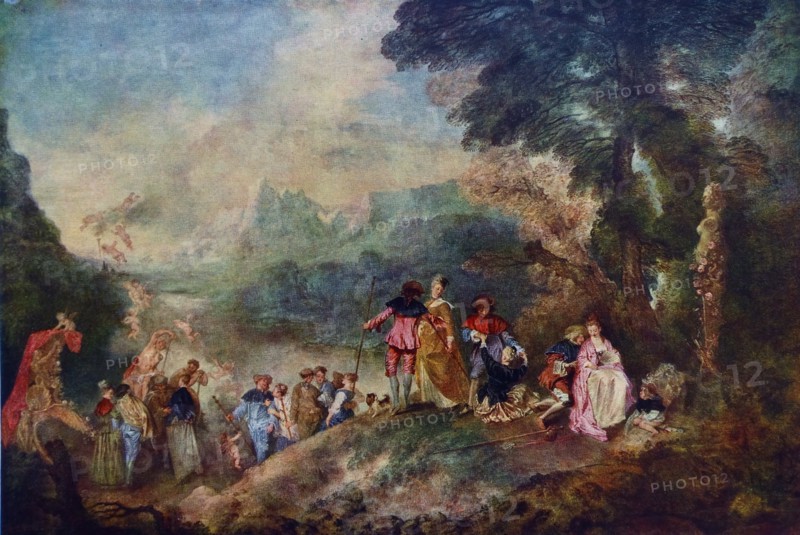 Embarkation for Cythera' by Jean-Antoine Watteau