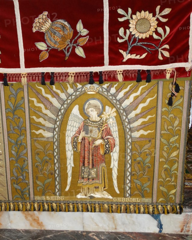 altar covering at St Michael and All Angels Anglican church