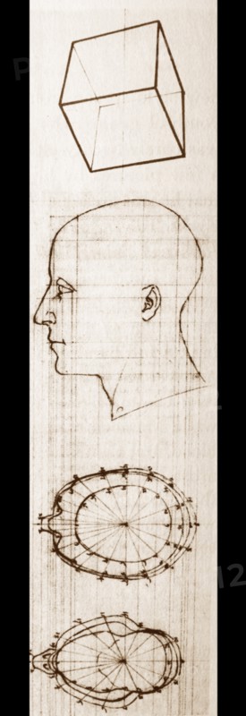 Piero della Francesca. Illustrations from the 'Treatise De Prospective Pingendi' 1480.