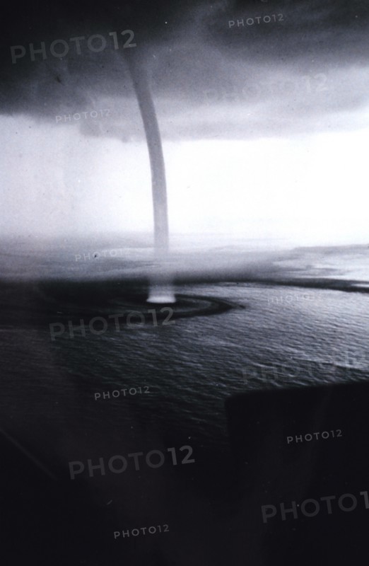Photograph of waterspouts in the Florida Keys