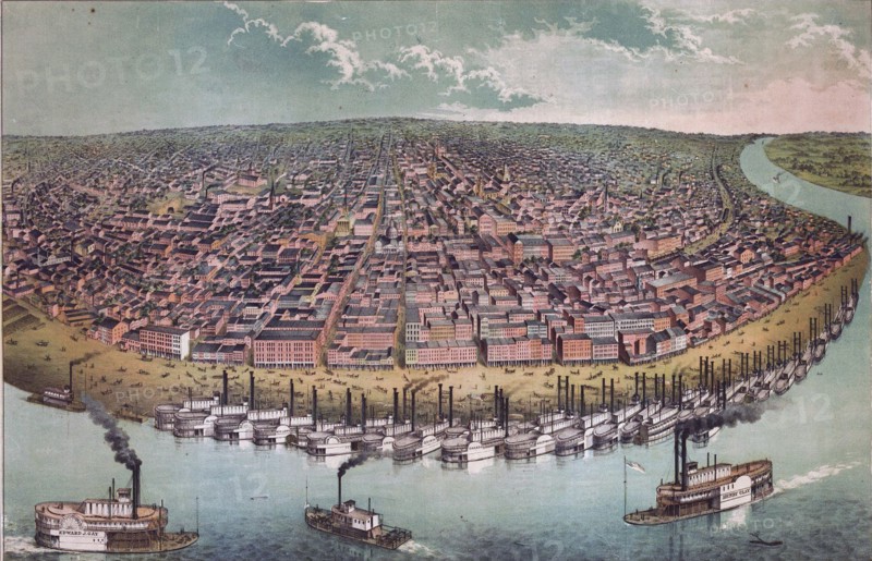 Colour print of St. Louis
