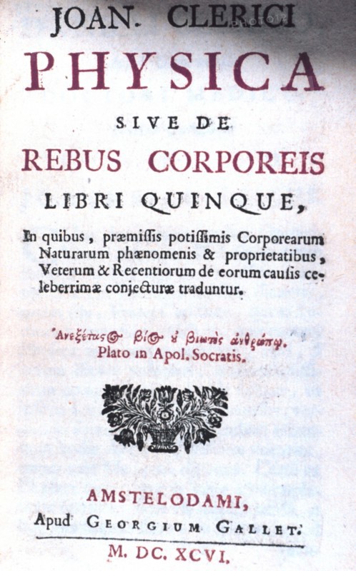 Title page to: Physica
