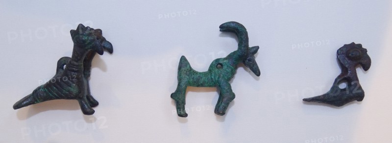 Pendants in the form of a goat