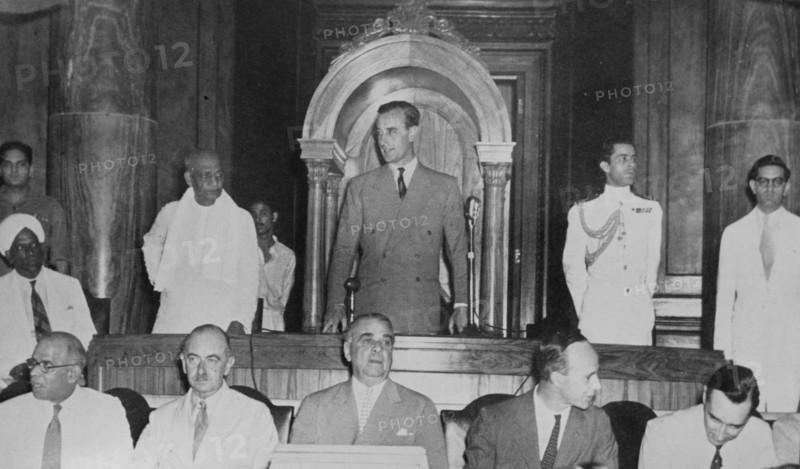 Press Conference in New Delhi in June 1947