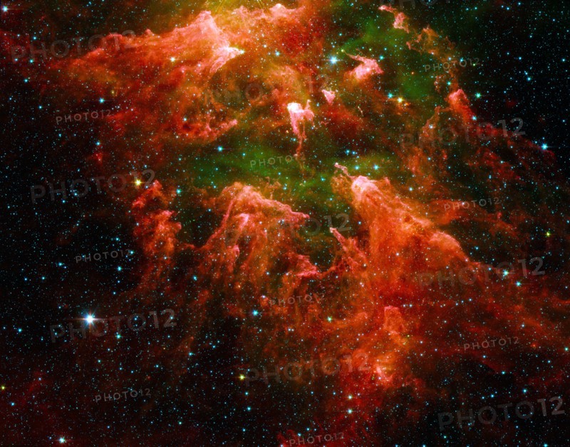 South Pillar region of the star-forming region called the Carina Nebula