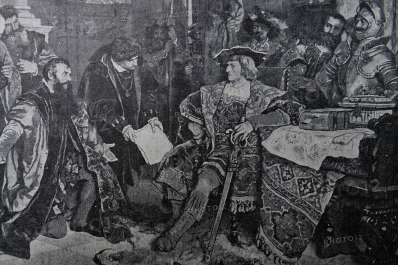 Engraving depicting Maximilian I