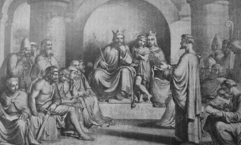 A scene in the life of Alfred the Great