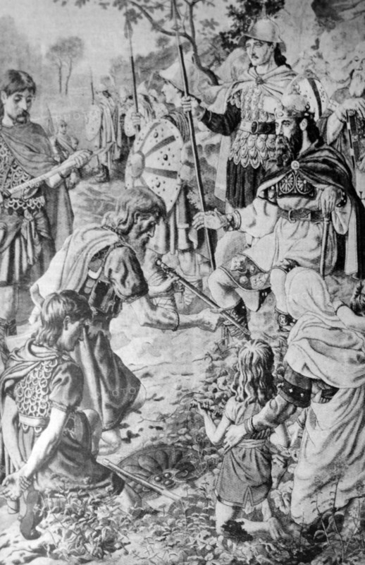 A scene in the life of Alfred the Great