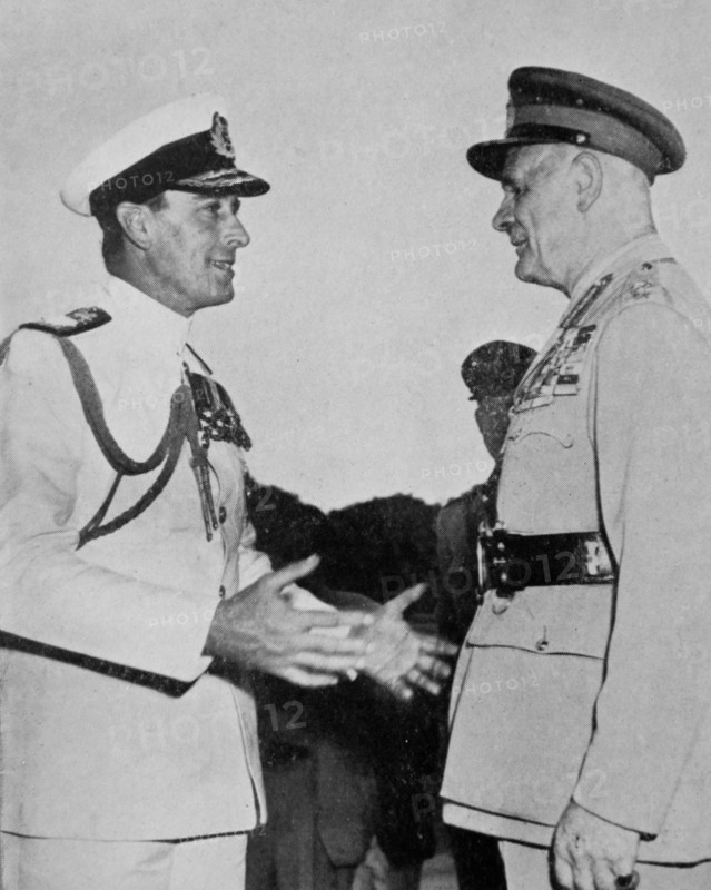 Lord Mountbatten takes over as Viceroy of India from General Wavell 1947