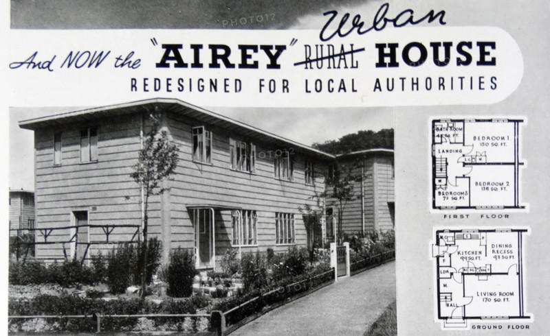 Advert for the Airey Urban House redesigned for local authorities