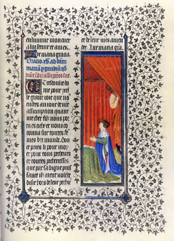 Duc de Berry in Prayer from the Belles Heures of Jean de France