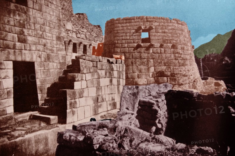 1920 photograph of Machu Picchu