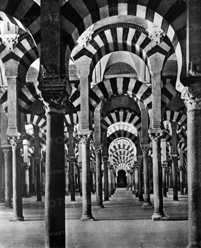 Interior of The Mosque–Cathedral of Córdoba