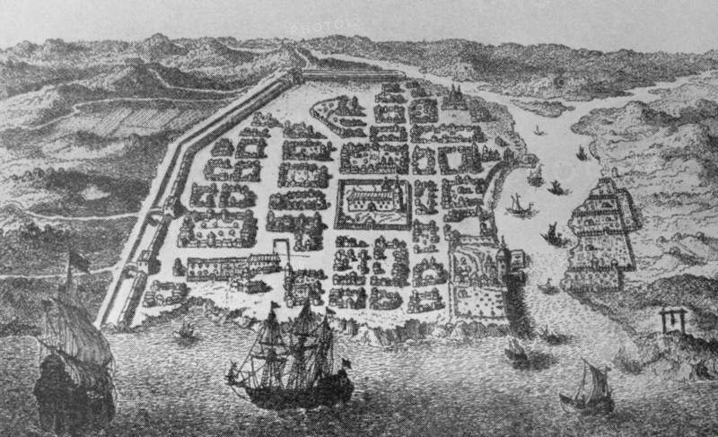 A Panorama old city of Santo Domingo