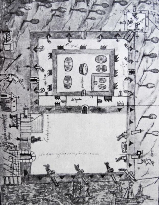 Plan of the Castillo de San Marcos