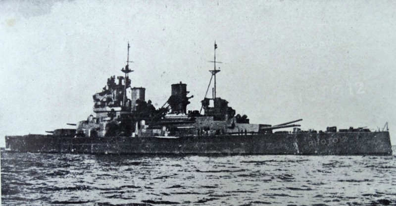 Photograph of the HMS Repulse