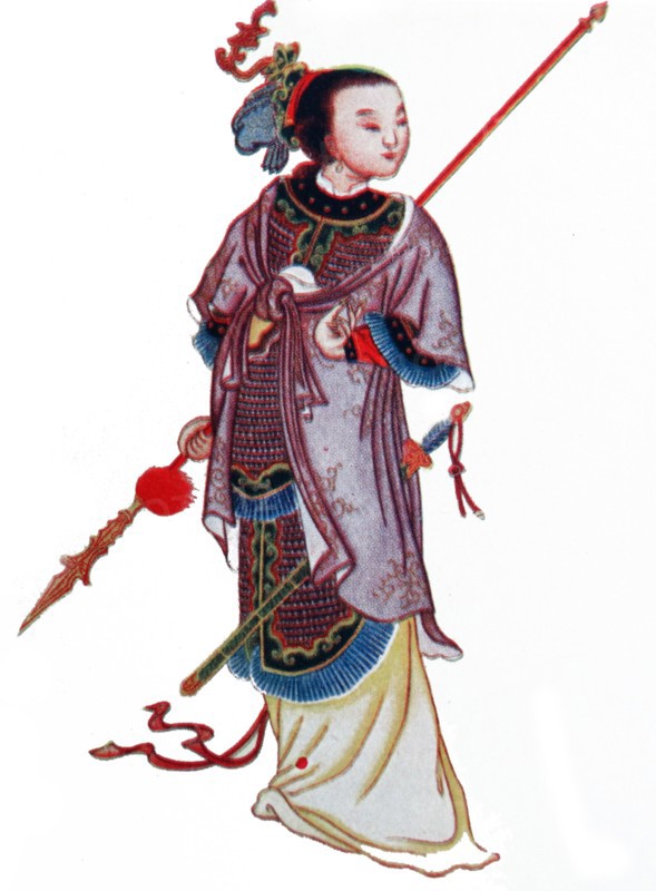 Illustration of Usurper Empress Wu Hou