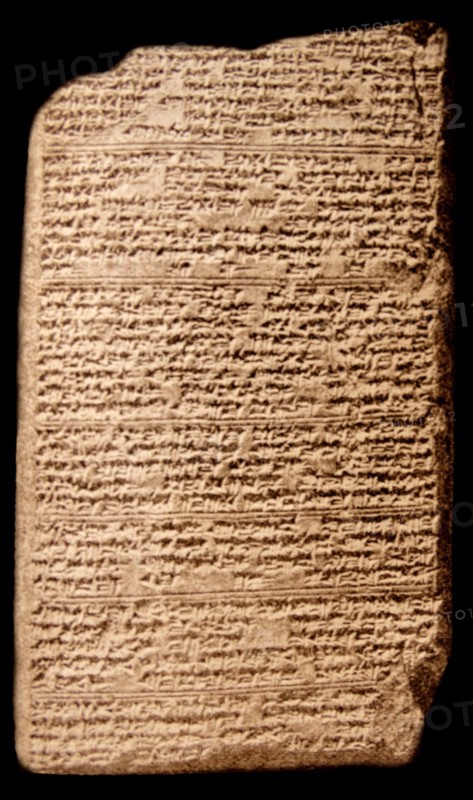 Clay tablet letter from Tushratta, King of Mitanni, to Amenophis III, King of Egypt