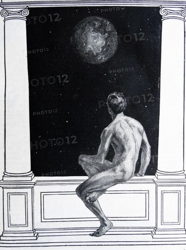 Illustration from Harmsworth History of the World: Man and the Universe