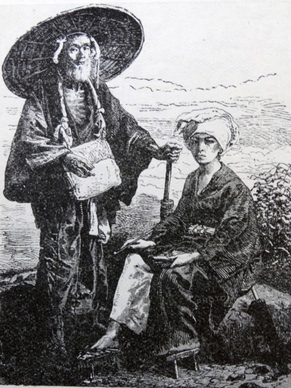A Japanese man on a pilgrimage