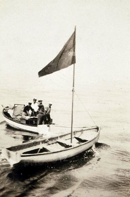 Signal off the Delaware coast. Planted by the 'Ranger' 1929.