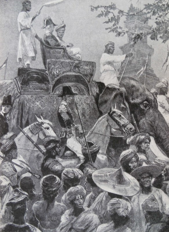 British entry into Singapore as a British trading post 1824