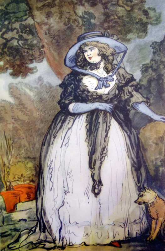 Mrs Howitt by Thomas Rowlandson