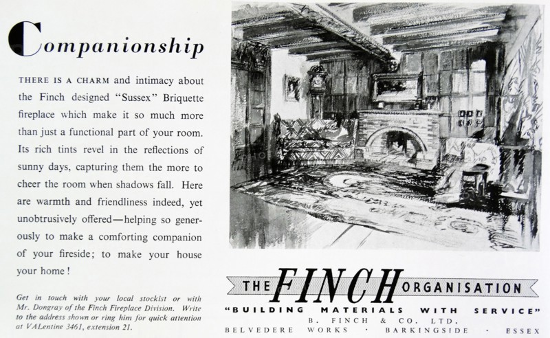 Advertisement for the Finch Organisation