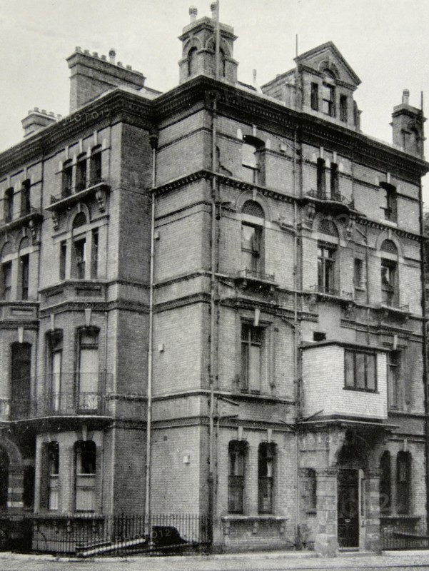 Exterior of a house that has been converted into flats