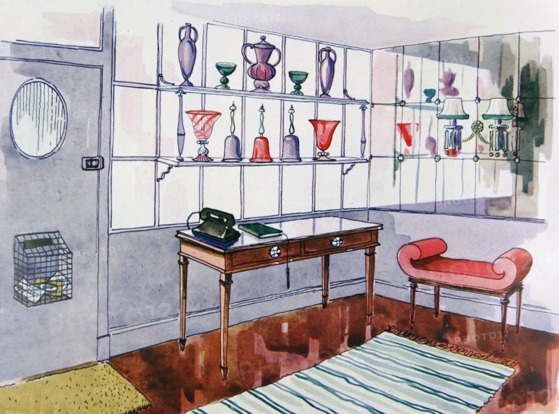 Interior of a house that has been converted into flats