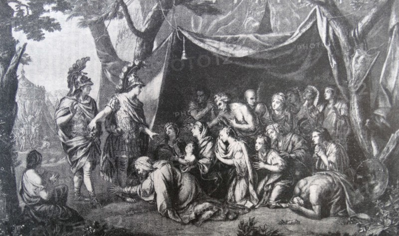 The family of Darius brought before Alexander III of Macedon
