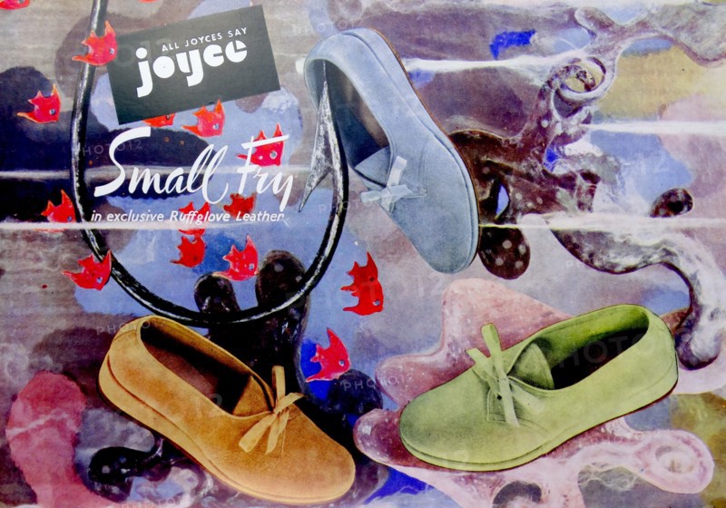 Advert for Joyce exclusive Ruff Leather Shoes