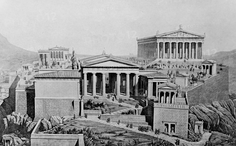 The Acropolis as it appeared during the Golden Age
