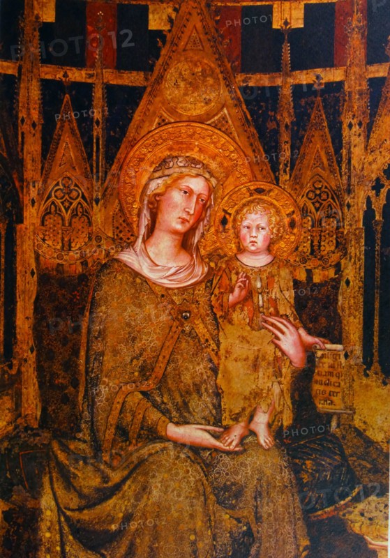 the Queen of Siena by Simone Martini