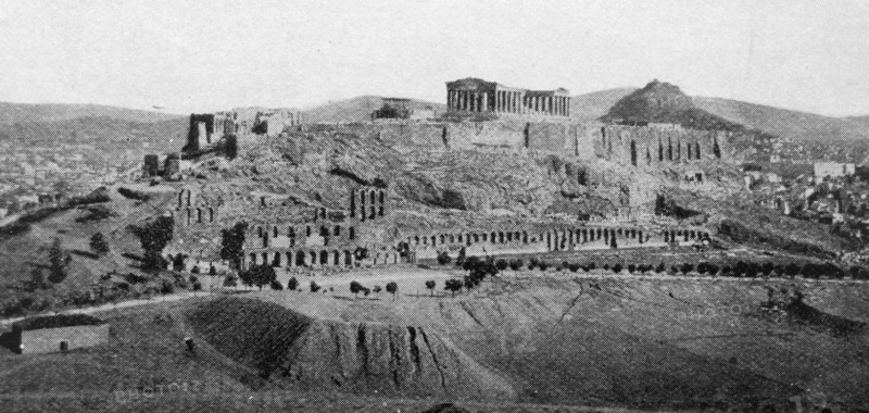 View of the Acropolis from the South