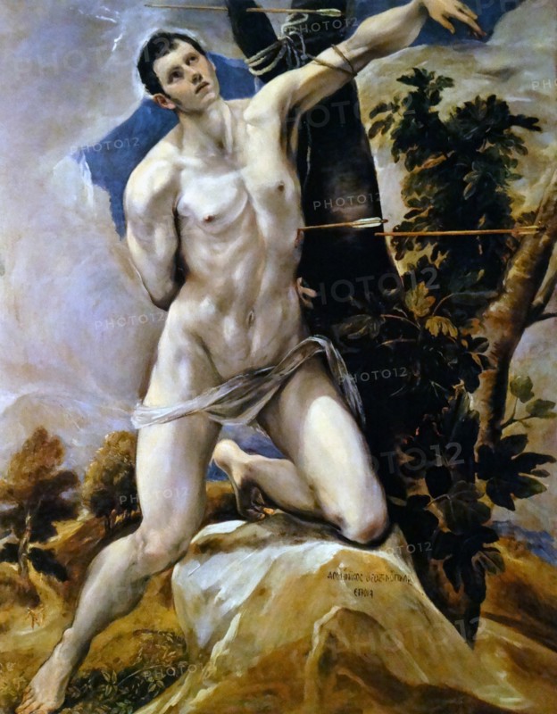 Saint Sebastian' by El Greco